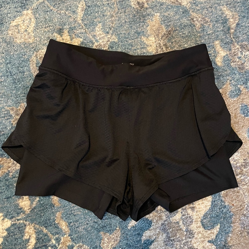New Moret Ultra Black Double Short Spandex size M